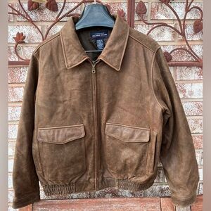 Authentic Brand Class Club XL(16-18) Genuine Leather Brown Color Heavy.